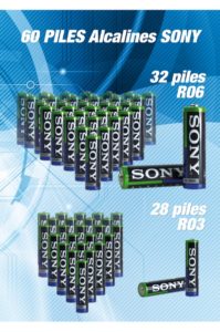 piles sony